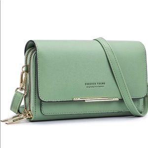 New Cute Green Crossbody Purse